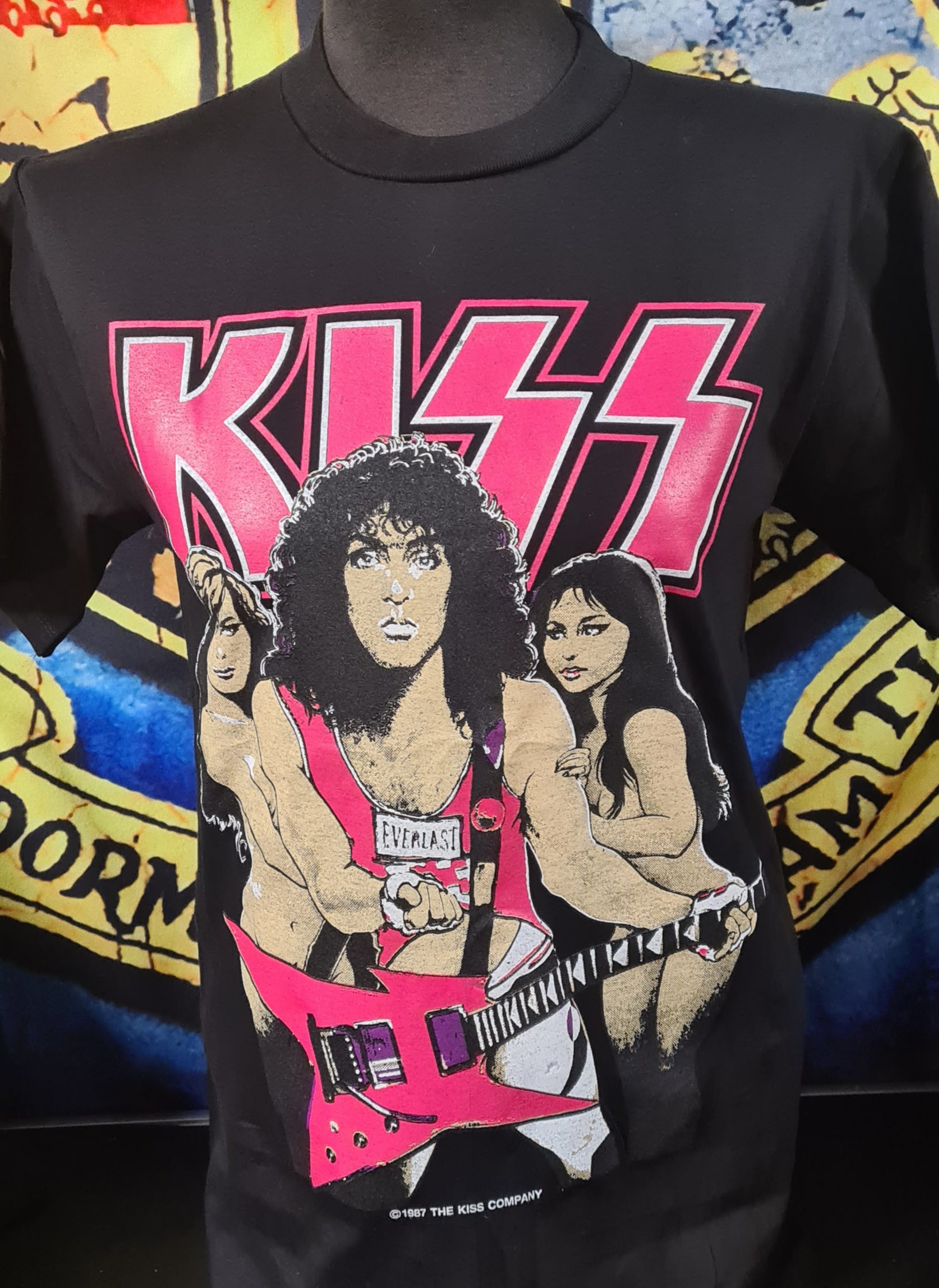KISS - PAUL STANLEY VINTAGE STUCK T-SHIRT - Digitala Nyköping